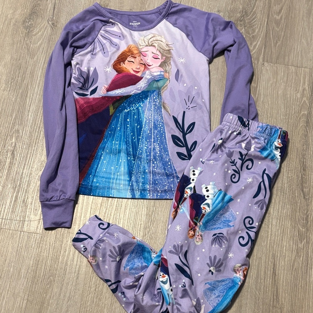 Disney Frozen Purple and Blue Pajama Set